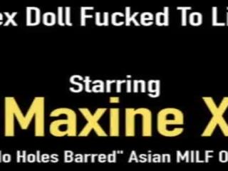 असली जीवन एशियन xxx फ़िल्म डॉल maxine x बेकार है वाइट & ब्लॅक cocks&excl;