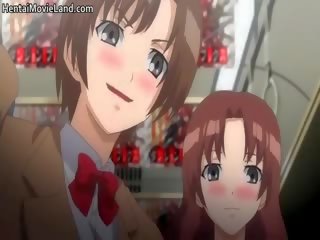 Uskyldig brunette anime hakke suger peter part4