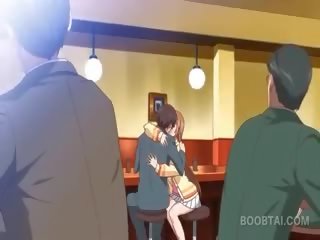 Ruiva anime escola boneca seducing dela bela professora